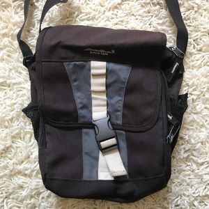 Vintage black cross body bag